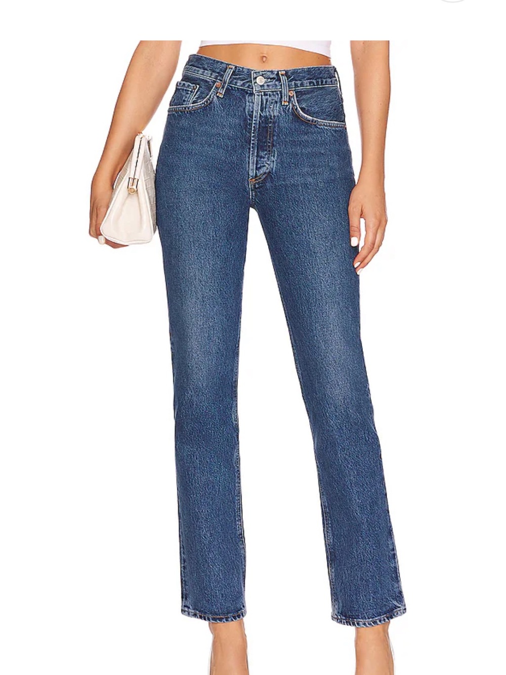 AGOLDE Lana Straight Leg Jeans in Sphere